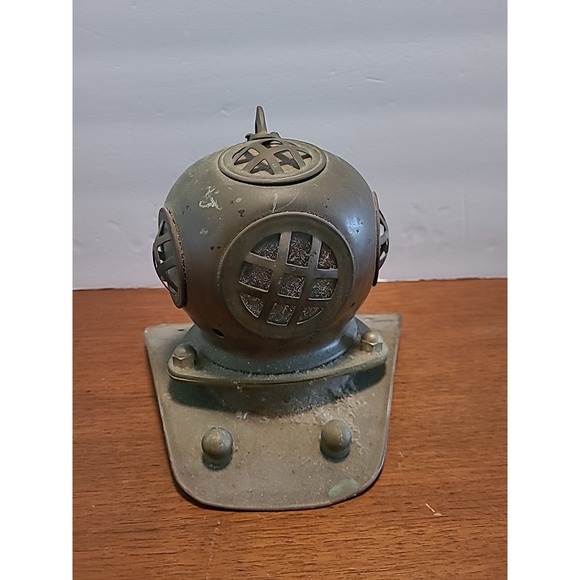 Other - Decorative‎ Desk Model Diver's Helmet Nautical Solid Copper and Brass Patenia